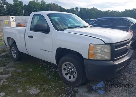 2007 Chevrolet Silverado 1500 Work Truck из США, поврежденный, VIN 1GCEC14X77Z602135
